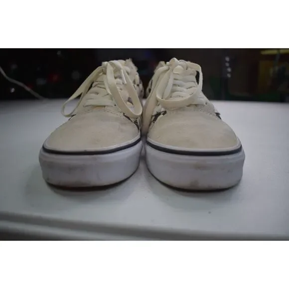 Vans Old Skool White Checkered Sneakers Womens Size 7.5 - Picture 6 of 11